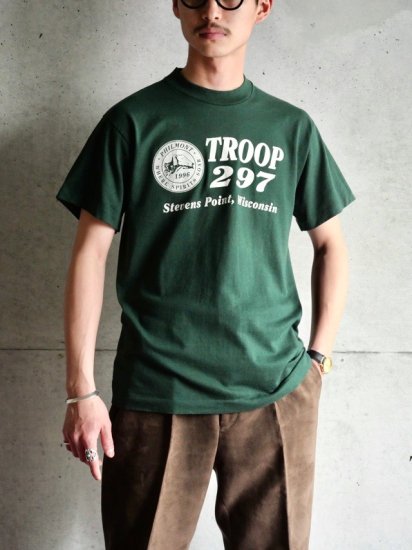 1990's Vintage USA Printed T-shirt
"TROOP 297 PHILMONT"