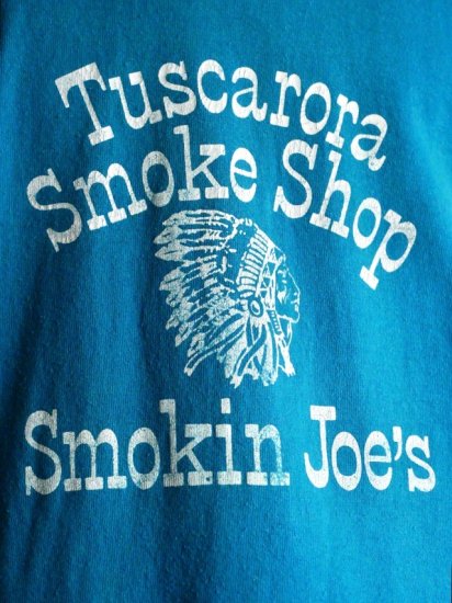 1990's Vintage USA Champion
Cotton Printed T-shirt "Smokin Joe's"