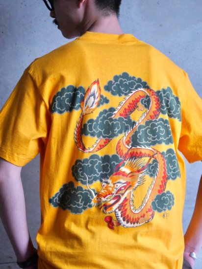 1980's Vintage USA OCEAN PACIFIC
Printed T-shirt "DRAGON"