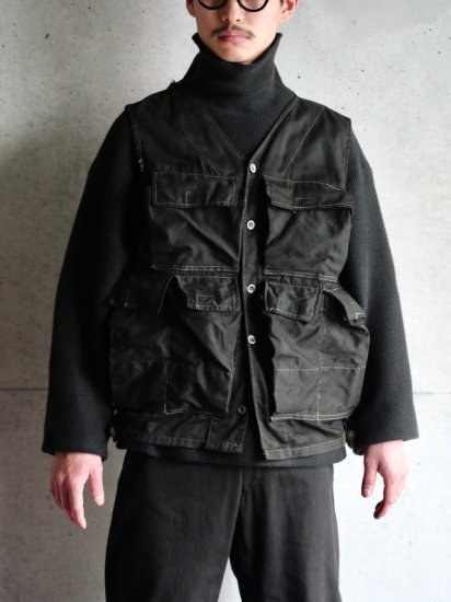 Pakistan Military Vintage
Cotton Camouflage Tactical Vest
"BLACK OVERDYE"