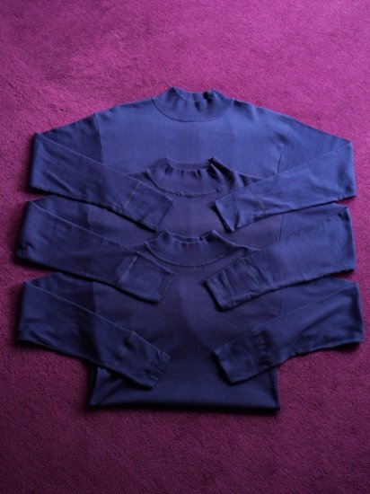 DEADSTOCK
1970's Vintage Italian Marine (M.M.)
Cotton Mock-neck Light Knit Shirt