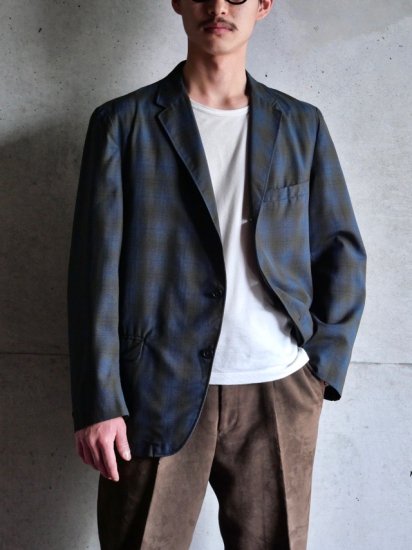 1960's Vintage Shadow Check 
Spring/Summer Tailored Jacket