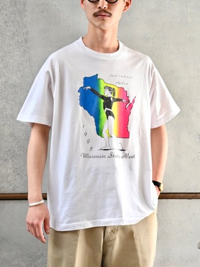 1993's Vintage Printed T-shirt "BALLET" ̴󤻽
