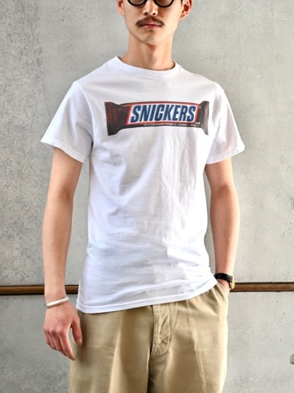 00's~ Printed T-shirt "SNICKERS" USA