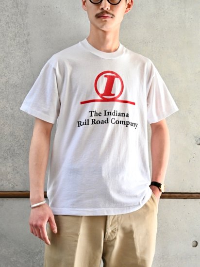 1980's Vintage Printed T-shirt "The Indiana Rail Road Company"