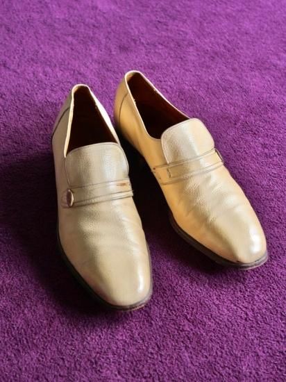 1980~90's Vintage CHURCH'S Dress Shoes "BEIGE"