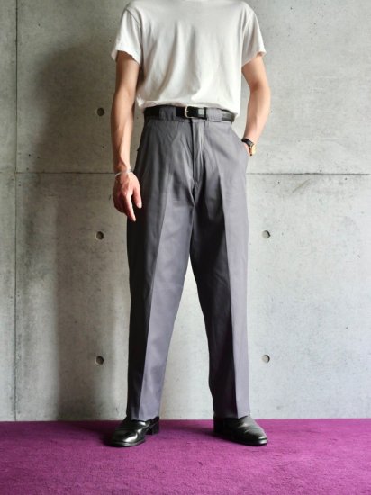 ڭDEADSTOCK 1990's Vintage SEARS Worker's Trousers GREY