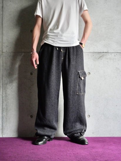 1990~00's Sweat Cargo Trousers CHARCOAL
