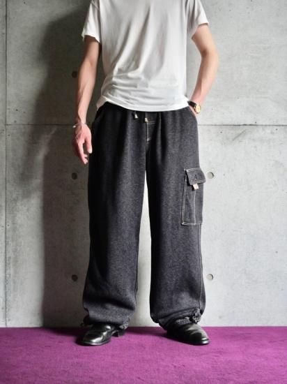 1990~00's Sweat Cargo Trousers CHARCOAL
