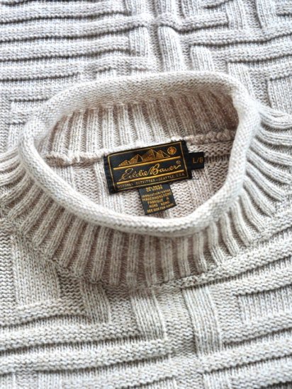 1980's Vintage EddieBauer
100% Cotton Knit Sweater ʥ