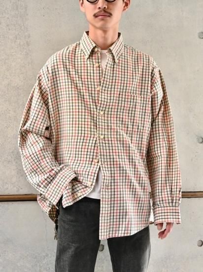 1990's Vintage Viyella Cloth Flannel Dress Shirt