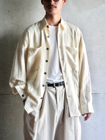 1990's GIANFRANCO FERRE Studio0001
Cotton&Wool Design Shirt