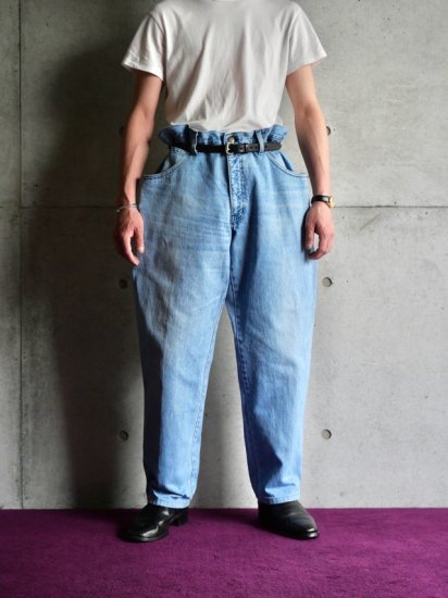 1990's Vintage ARMANI JEANS
Denim Tapered 5pockets Pants