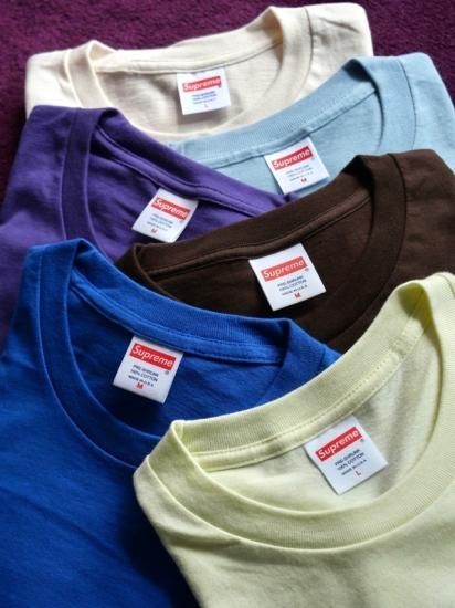 supreme blank t shirt