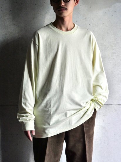 Light-LimeL/Ssize LDEADSTOCK Supreme Blank T-shirt / Made in USA.