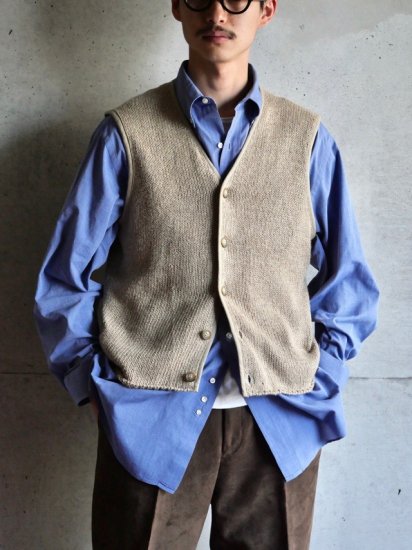 Early00's Vintage Gap Cotton&Linen Vest
