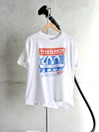 1992's Vintage Printed T-shirt
"PHARMOR 300th Open" / Made in Pakistan.