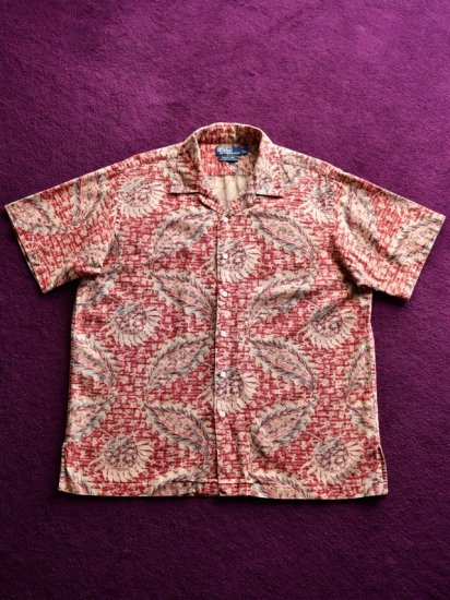 1990's Vintage RalphLauren
Hawaiian Shirt "VINTAGE CAMP"