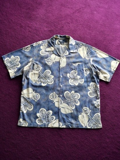 1990's Vintage RalphLauren
Hawaiian Shirt "85:7.5:7.5"