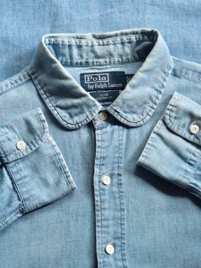 1990's Vintage RalphLauren "CLUB" Chambray Shirt