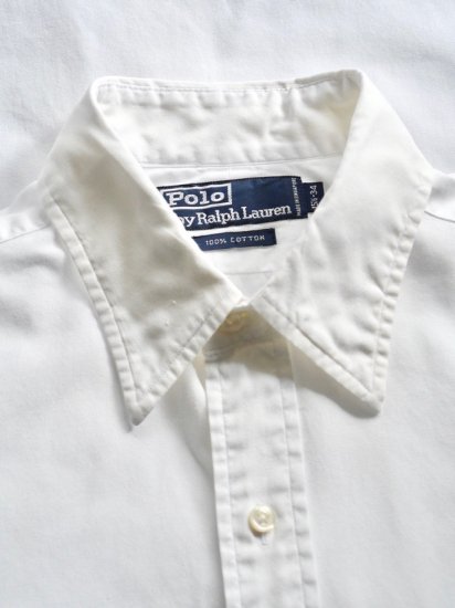 1990's Vintage RalphLauren White Oxford Shirt