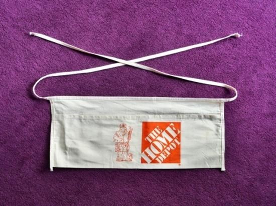 Printed Cotton Twill Work Apron "ORANGE"