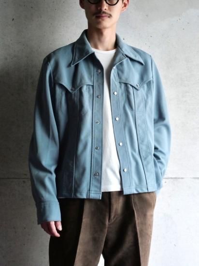 "MONK CUSTOM"
1970~80's Vintage Lee Western Shirt-JacketSKY BLUE