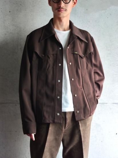 "MONK CUSTOM"
1970~80's Vintage Lee Western Shirt-JacketBROWN
