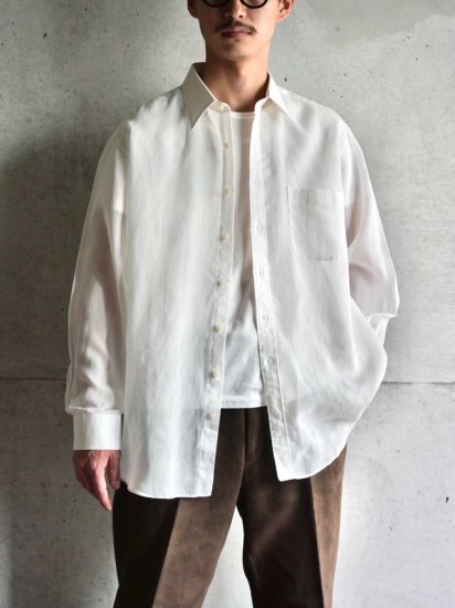 1990's Vintage YvesSaintLaurent
Super Light White Shirt