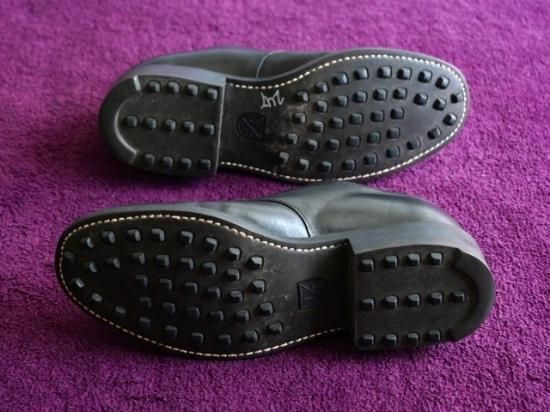 J.FENESTRIER Black Leather Shoes pour(for) BARNEYS NEWYORK model