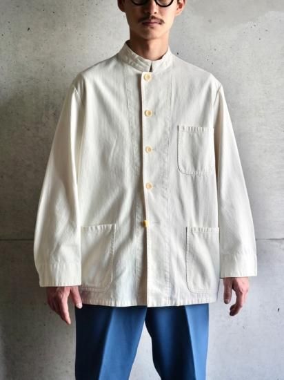 1980~90's Vintage RalphLauren
White Cotton Herringbone-Wale Coverall