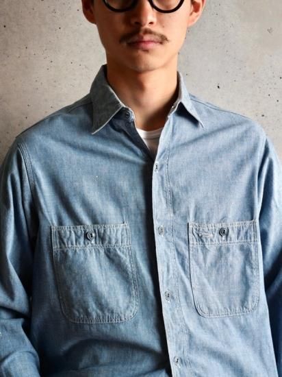 1950's Vintage HERCULES Chambray Work Shirt - Vintage & Archive
