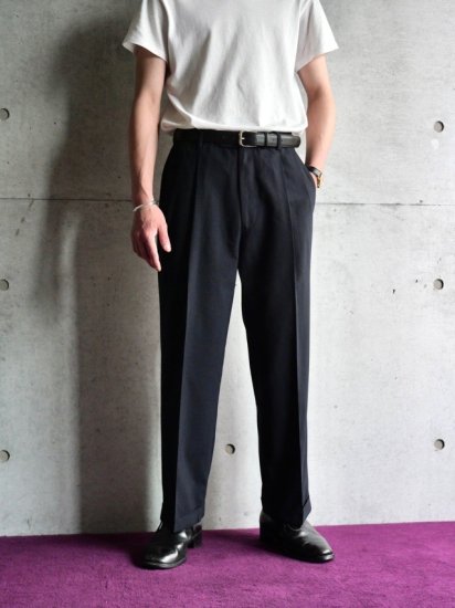 00's BrooksBrothers 2tucks Trousers / Made in USA.