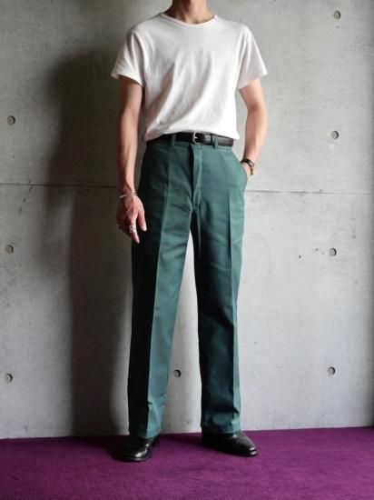 DEADSTOCK
1970's Canadian Vintage Work Trousers
"Cleaner Green"
