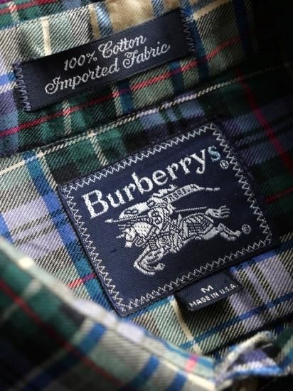 1980~90's Vintage Burberrys' Check Shirt 1980~90's Vintage Burberrys' Check Shirt