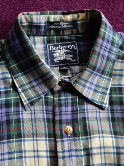 1980~90's Vintage Burberrys' Check Shirt 1980~90's Vintage Burberrys' Check Shirt
