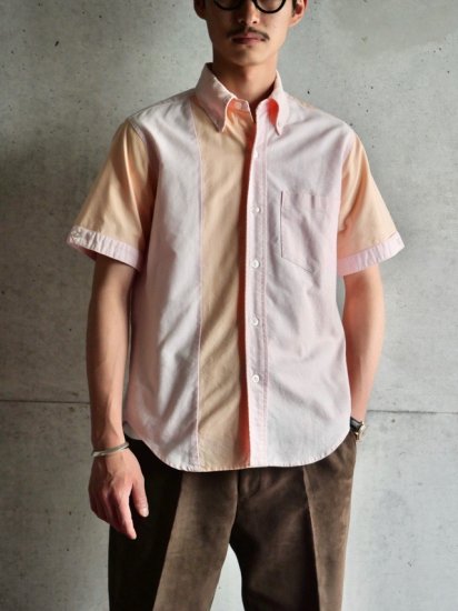 Nepenthes Switched S/S B.D.Shirt PINK