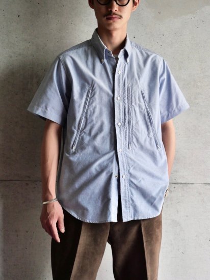 Rough & Tumble by Nepenthes, Zip Pockets S/S B.D. Shirt 