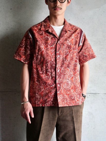 Nepenthes Asian&Bowling Design Shirt