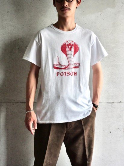 00's Vintage Printed T-shirt "POISON"