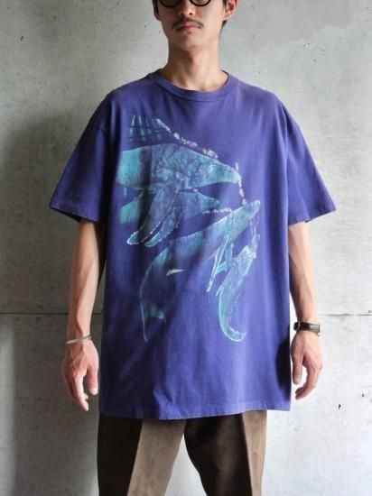 1990's Vintage Printed T-shirt
"Megaptera Novaeangliae"

