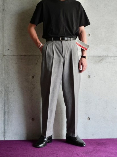 DEADSTOCK
1980's Vintage Polyester&Rayon Trousers / Made in USA.