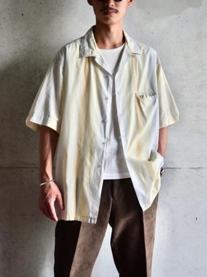 1960's Vintage McGREGOR
S/S Open-collar Shirt "Imported Fabric"