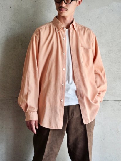 Early90's M.D.S.(IsseyMiyake) Salmon Pink Shirt