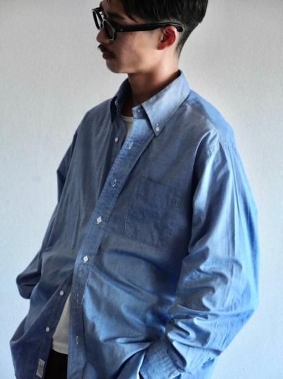 1990's Vintage Paul Stuart
Cotton B.D.Shirt / Made in USA.