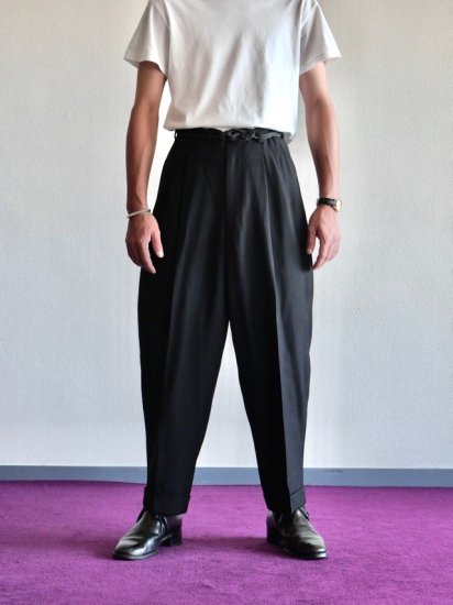 1950~60's Vintage Black Formal Trousers