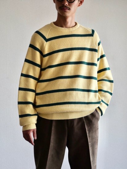 1980's Vintage LORD JEFF "The Whaler Rib Knit" Cotton Sweater