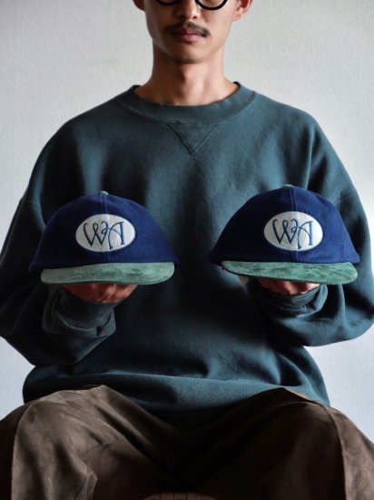 1990's Vintage Wool&Leather Cap "WA"