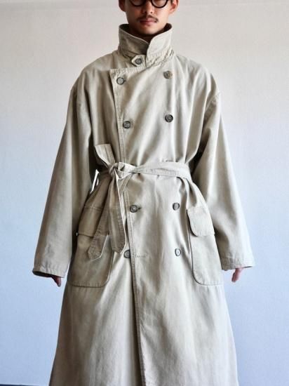 1980's Vintage Cotton Canvas Duster Trench Coat 1980's Vintage Cotton Canvas Duster Trench Coat