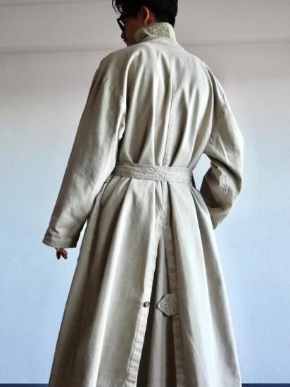 1980's Vintage Cotton Canvas Duster Trench Coat 1980's Vintage Cotton Canvas Duster Trench Coat